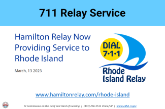 Hamilton Relay Now Providing 711 Service to Rhode Island 