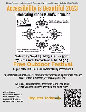 ACCESSIBILITY IS BEAUTIFUL 2023 Flyer